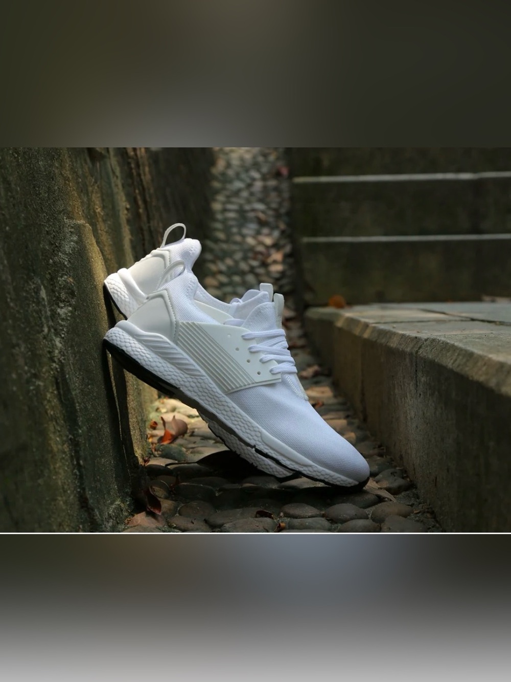 NIB Loom Waterproof Sneakers White Knit Athletic Shoes Women’s Size 10 EU 41